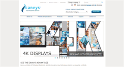 Desktop Screenshot of canvys.com