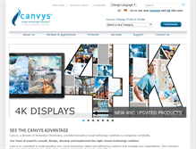 Tablet Screenshot of canvys.com