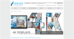 Desktop Screenshot of canvys.de